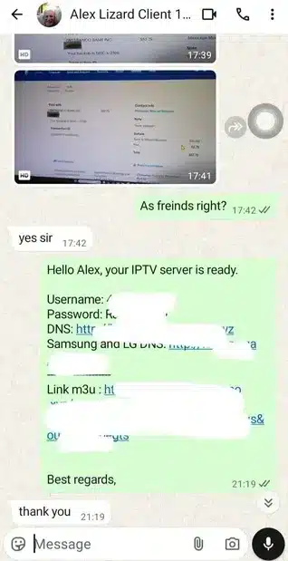 contact Yourflix IPTV